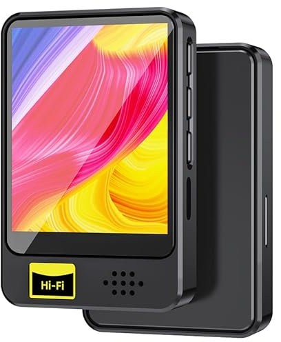 Lettore Mp3 MP4 con Bluetooth, Lettore Musicale con Ricarica USB, qualità Audio HiFi, Lettore Mp3 di Musica Digitale per Sport e Viaggi (64GB)