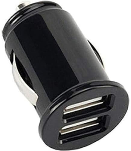 Dual Port USB Car Charger, Cigarette Lighter USB Car Charger Adapter All Metal Car Lighter Us.b Adapter, 12V Car Usb. Socket Fast Charge for i-Phone 16 pro max/15/14/13, Sam-suing S24 S23 (1pcs)
