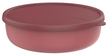 Mepal - Récipient pour micro-ondes Lumina - Boîte hermétique alimentaire avec couvercle pour frigo, congélateur, four vapeur, micro-ondes et lave-vaisselle - Bol de service - 2000 ml - Vivid mauve