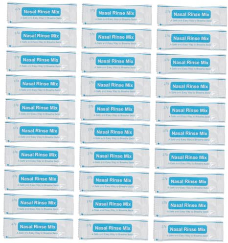 NOLITOY 80piezas Sal Nasal Para Enjuague Instantánea De Sal Para Cuidado De Cavidad Nasal Para Exteriores y Personas Con Molestias Nasales