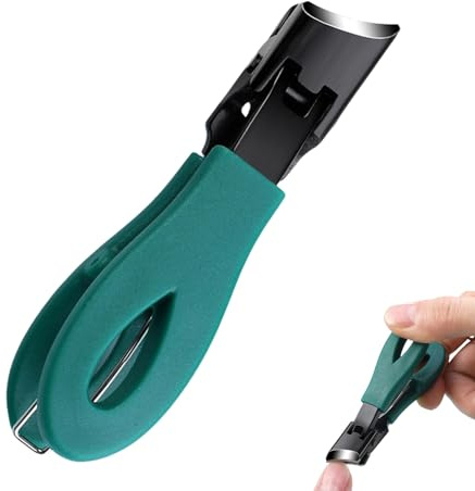 Nagelknipser für eingewachsene Nägel, Spritzschutz, große Öffnung, Zehennagelschneider, Fingernagelschneider, tragbar, Handpflege für Salon, Haushalt, Reisen, Kinder, Damen, Herren, Erwachsene