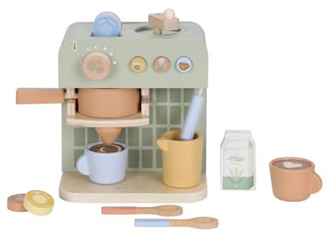 Little Dutch 2512 Holz Kaffeemaschine inkl. Zubehör