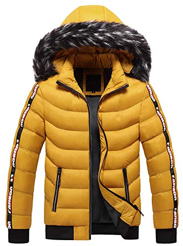 Vattentäta skidjackor för män - Varm Skidor Mountain Utomhus Fleecejacka Vattentät Vindtät Vinter Softshell-rockar Isolerad för vintern, gUL, 5XL