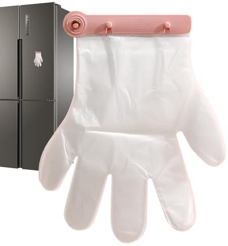 Generico Wall Mounted Glove Holder with Clips | Hanging Hooks for Organizing Gloves and Mittens | Wall Door with 100 for Bathroom, Kitchen and Refrigerator
