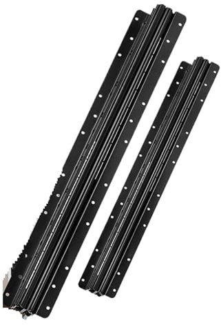 1 set di guide for cassetti sottotop a estensione completa con chiusura ammortizzata - 16-40 pollici, capacità di carico 120 kg, resistenti all'erosione(400-700mm)