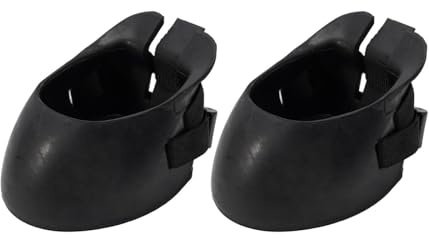 Ovhdriac Hufschuhe aus Gummi für Pferde, Hufschutz für Pferde, rutschfeste, Wundversorgung Entworfen, für Verletzungsunterstützung, Schwarz, 2 Stück (M)