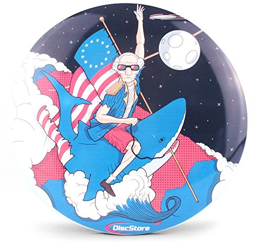 Discraft ESP Buzzz Supercolor Midrange Disc Golf Disc - Custom Design Discraft Discs - Straight Flying and Great for All Skill Levels - Free Mini Marker Included - George Washington