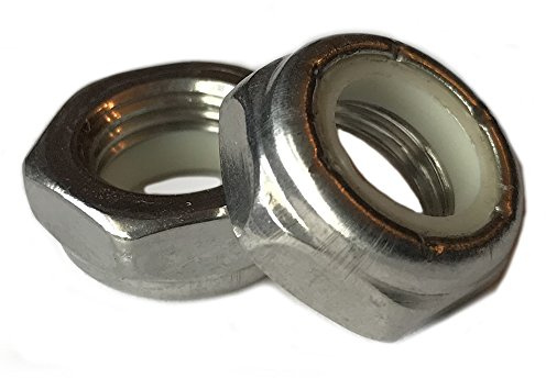 Stainless Steel Thin Jam Nylon Insert Lock Nuts 1/2-13 (pack of 10) Marine Bolt Supply