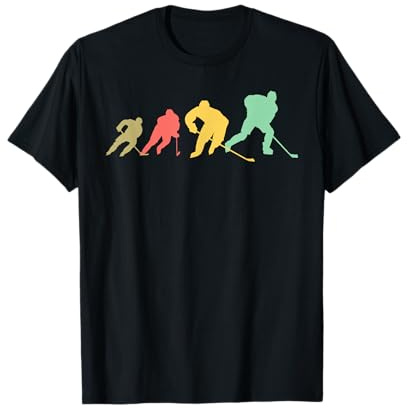 Evolution Ice Hockey Eishockey-Spiel Geschenk Trainer Coach T-Shirt