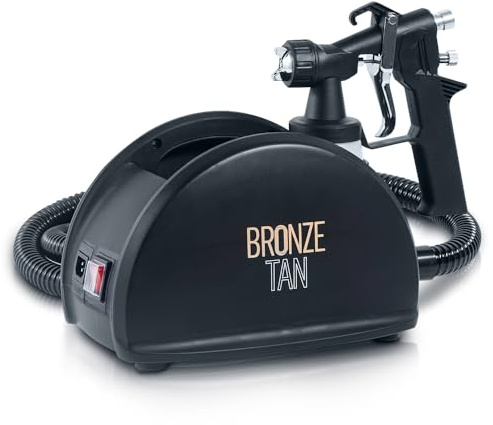 Spray Tan Machine - HVLP Spray Tan Gun with Sleek Design - Professional Spray Tanning Machine for Salon and Mobile Salon Owners 110V by Bronze Tan