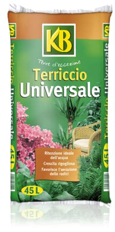 KB Terriccio Universale Classic 70L Ideale per la coltivazione di ogni tipo di pianta verde e da fiore, in vaso o in terra, in casa o all'aperto