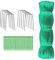Jsdoin Strawberry Netting, 4x10m Garden Netting for Plants Fruit Patch Grass Seeds Protection Mesh Net with Cable Ties and U-Shaped Garden Pegs, Pond Plant Netting for Protecting