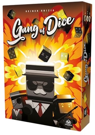 Gang of Dice - Jeu de société - Jeu de dés - Jeu d'ambiance - Version Française - 8 Ans et Plus - Prises de Risques et Paris - Blackrock Games