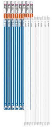 OSRAM LED TUBE T8 36 EM PC 1200 mm, linjärt LED rör, 15W, 1800lm, 6500K, dagsljusvitt ljus, LED -ersättning för T8 lysrör med G13 -bas, lång livslängd, låg energiförbrukning