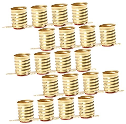 Gadpiparty 50 Stück Lampenhalter E10-fassung Lampenfassung Für Blinker Led-lampen Schaltung Birne Halter Gu24-adapter Lampenadapter Kupfer Elektrische Perlen Mini