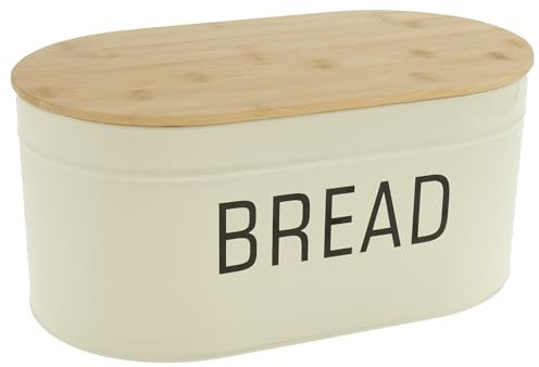 BAODBF Boîte à Pain avec Couvercle,34×19.5×15.5cm Boite à Pain en Métal,Rangement Pain,Boite a Pain de Mie pour Pain,Pain Grillé,Tortillas