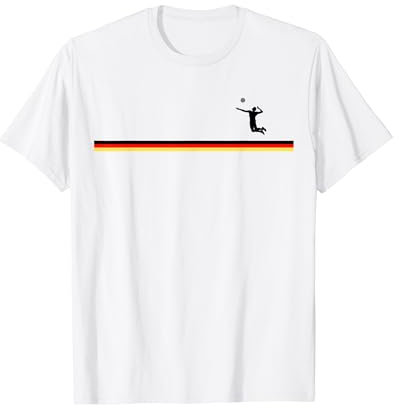 Volleyball Beachvolleyball Frauen Damen Deutschland Outfit T-Shirt