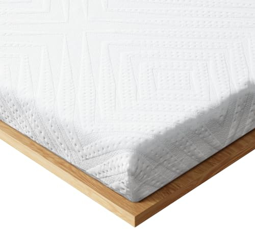 MISSCOZY Matratzen Topper 90x200cm, 7cm Höhe Matratzentopper, H2&H3 Gel Memory Foam Matratzenauflage mit Öko-TEX Zertifiziert für Boxspringbett Wohnwagen Schlafsofa, Waschbar