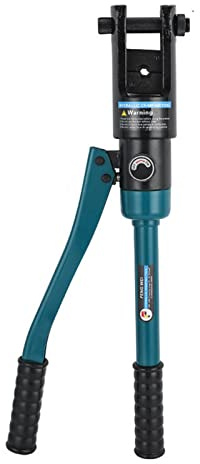OZBME Hydraulic Cable Lug Terminal Crimper 8/10/12/14t Tool for Copper and Aluminum Terminals Hand Crimping Swaging with Strengthen The M