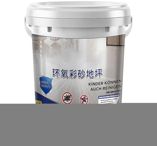Vernice per pavimenti epossidica | Vernice per pavimenti in sabbia colorata epossidica, giacca ad asciugatura rapida, pittura resistente alle macchie per interni, scantinati, esterni, cemento, casa