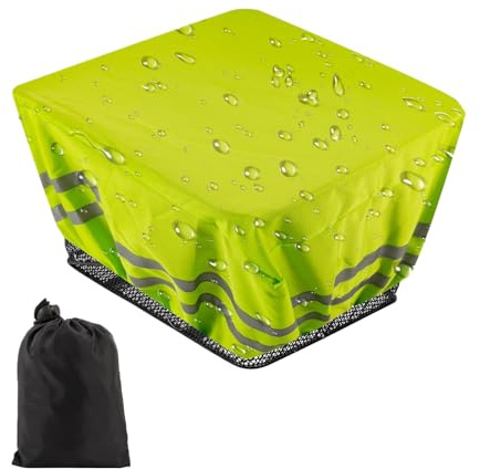 Genikeer Bike Basket Liner - Bike Trunk Rain Cover,Protective Liner with Reflective Strip Cycling Accessories for Trunk Bag Front Rear Baskets Electric Scooter Motorcycle Long-Distance