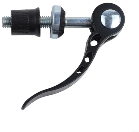 M6x45mm Bike Quick Release SeatPost Clamp Skewer Bolt Screw Replacement Part for Bicycle and Scooter Aluminium Alloy Material for Easy Height Adjustment (m6x45mm silver)