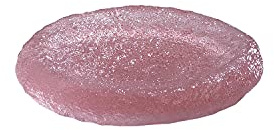 GEDY G-Irina, Porta sapone Rosa, Fatto a mano, Componenti realizzati in Resina trasparente, Garanzia 2 anni, Misure 2,5 x 11,8 x 11,8 CM e peso 0,218 kg, Garanzia 2 anni