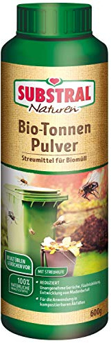 Substral Naturen Biotonnenpulver, 600g Streudose gegen Madenbefall und unangenehme Gerüche in der Biotonne