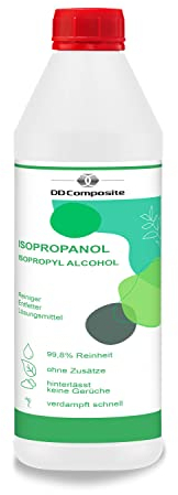 DD Composite ISOPROPANOL 99,8% 500ml Reinigungsmittel Lösemittel Entfetter Fleckenentferner Reiniger 3D-Druck Kleberestentferner Pflege von Technik