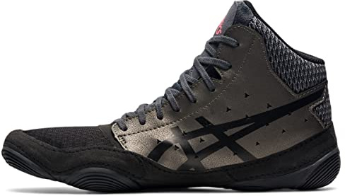 ASICS Men's Snapdown 3 Wrestling Shoes, Black/Gunmetal, 5 US Wide