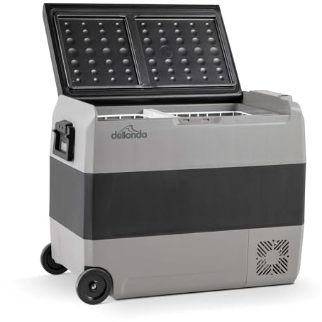 Dellonda 60L Portable Car Fridge, Freezer, 12/24V Dual Zone Compressor - DL15