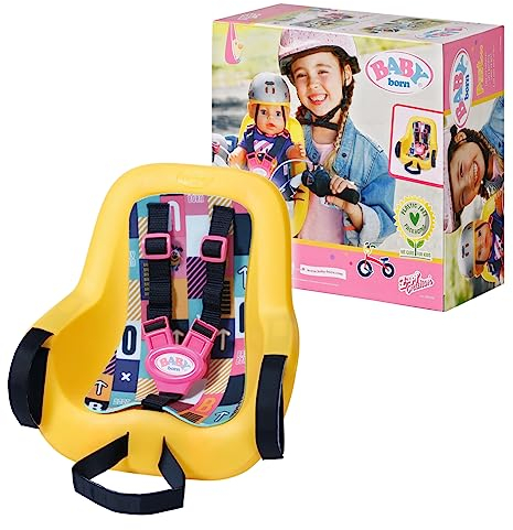 Zapf Creation 830048 BABY born Fahrradsitz, Gelb