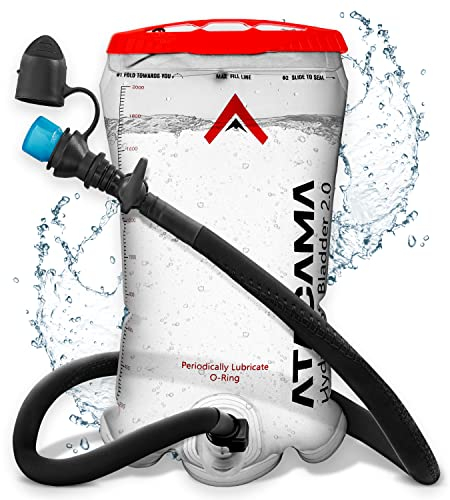 Atacama Sacca Idrica da Acqua per Zaino Idrico di 2l per Idratazione Trekking Running e Sport - Camel Bag Idrico Camel Back per Serbatoio Acqua Bag Zaino Idratazione con Vescica 2l e Accessori Utili