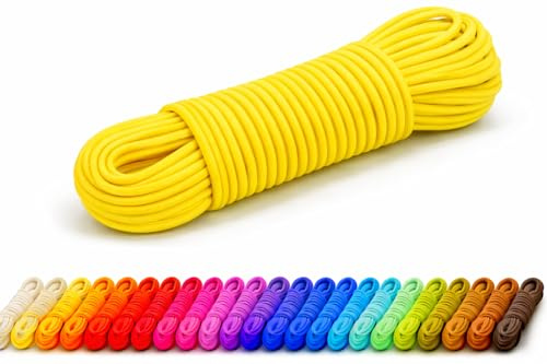 KBBB Cordón de goma 1mm / 2mm / 2,5mm / 3mm / 4mm / 5mm, redondo, goma elástica para artesanía, largo 5m / 4m / 3m / 2m, 32 colores