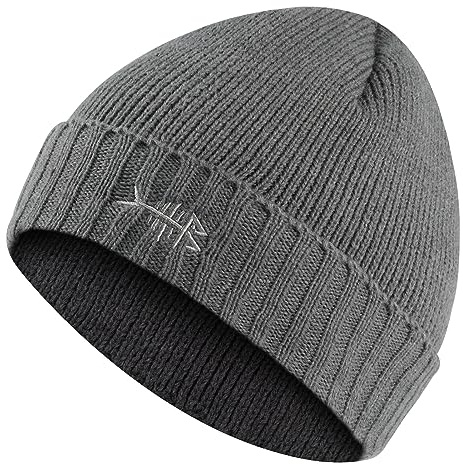 Bassdash Cappello Invernali Uomo e Donna Berretto Beanie in Maglia Termica con Fodera in Pile Caldi e Spessi