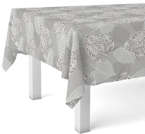 Martina Home Sil Nappe en Toile Cirée Gris 200 x 140 cm