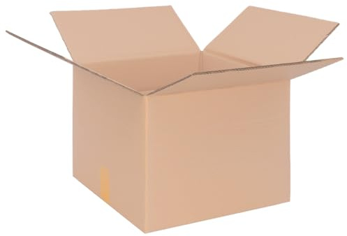 Förpackning vikbara kartonger 395 x 395 x 290 mm brun (yttermått 400 x 400 x 300 mm) variabel höjd vid 100 och 200 mm KK 92 1-vågig fraktkartong DHL-paket DPD GLS Hermes kartonger (50 stycken)