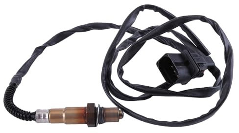 Huamengyuan Auto Lambdasonde Vor Katalysator Lamdasonde Regelsonde 1500mm Sauerstoffsensor O2-Sensor Kompatibel mit Golf 4 Bora 1J 1.4 16V 1.6 2.0 Ersetzt 06A906262AF fahrzeugspezifischem Stecke