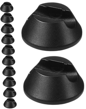 Veemoon 12pcs Rubber Stool Leg Covers Sliders for Hardwood Floors Chair Glides Furniture Risers