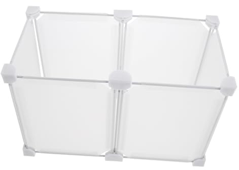 Alipis Plastic Freezer Divider Bin, Refrigerator Partition Shelf, White Storage Basket for Easy Installation, Separation and Categorisation in Freezers and Storage Areas
