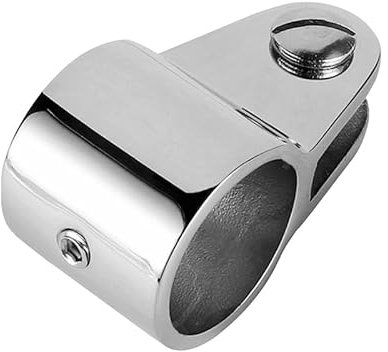 HBGNZU Edelstahl 316 Boot Top Fitting Slide Cap Slide Jaw Sleeve Rohr Auge Endkappe Marine Hardware(22.5mm top Slide)