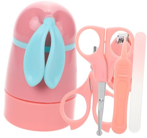 Toddmomy Cortauñas Eléctrico Para Bebés y Kit Completo Cortauñas Tijeras y Pinzas Para Recién Nacidos