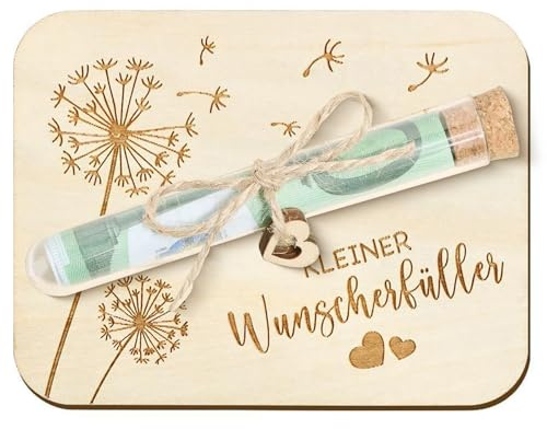 Geldgeschenk Kommunion Verpackung, Schulanfangssaison Abschluss-Saison Geschenke Für Mädchen Junge, Personalisierbares Geschenkset Kommunion Mit Reagenzglas (A)