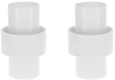 Lergas Schlauchverbinder 38 mm Doppelkupplung für Hayward AXV092, Schlauchkupplung Schlauchanschluss, Schlauchadapter 2 Wege, Ersatz Schlauch Verbindungsstück für Poolreiniger-Schlauch (2 Stück)