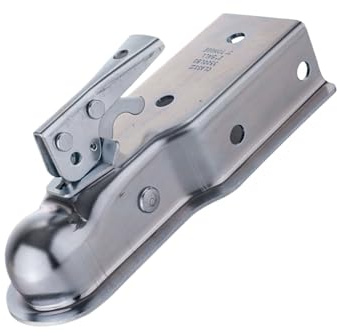 Acoplamiento de enganche de remolque | Conector de acoplamiento para caravanas, barcos, camiones con bola de 5 cm y 7,5 cm para tirar de diferentes remolques