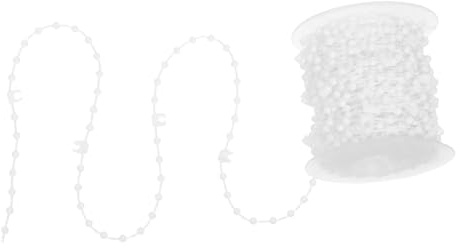 ULTECHNOVO Cadena Inferior Ciega Vertical de Persianas Enrollables Cordón de Cuentas de Plástico para Reparación de Cadenas de Bolas Dormitorios