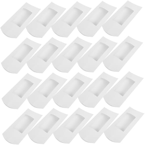 SEWOART 50 Stück Weiße Fensterboxen Bäckereiboxen Mit Fenster Geschenkkissenboxen Kissengeschenkboxen Papierkeksboxen Trüffelbonbonboxen Kleine Kissenboxen Kleine Boxen Mit Fenster