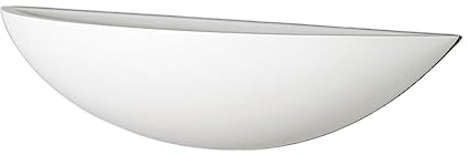 Wall Light 'Guilia' dimmable (Modern) in White Made of Plaster/Clay for e.g. Hallway (1 Light Source, E27) from Lindby | Wall Lighting, Wall lamp