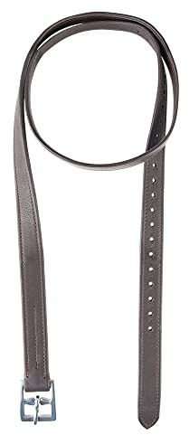 PFIFF 102697 Steigbügelriemen Noble, Leder Riemen Steigbügel Braun 170 cm