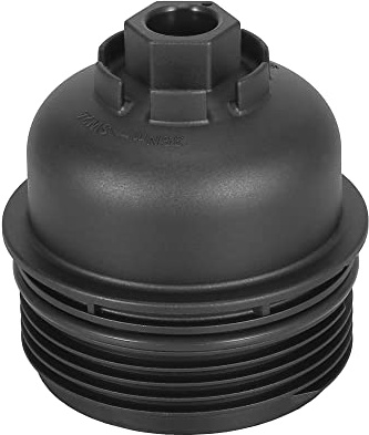 X AUTOHAUX Tapa Del Filtro Para Hyundai Santa Fe Dm 2012 1Pc De Aceite | Plastico/Metal, Negro/Dorado, Oe: 26315-2F001, 25320-2F100; Para Hyundai Tucson Ix35 2010-2014; Para Kia Sportage R 2011-2014